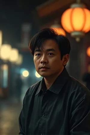 《长夜拾光者》竖版封面，通宵房深色地毯与低亮度壁灯
